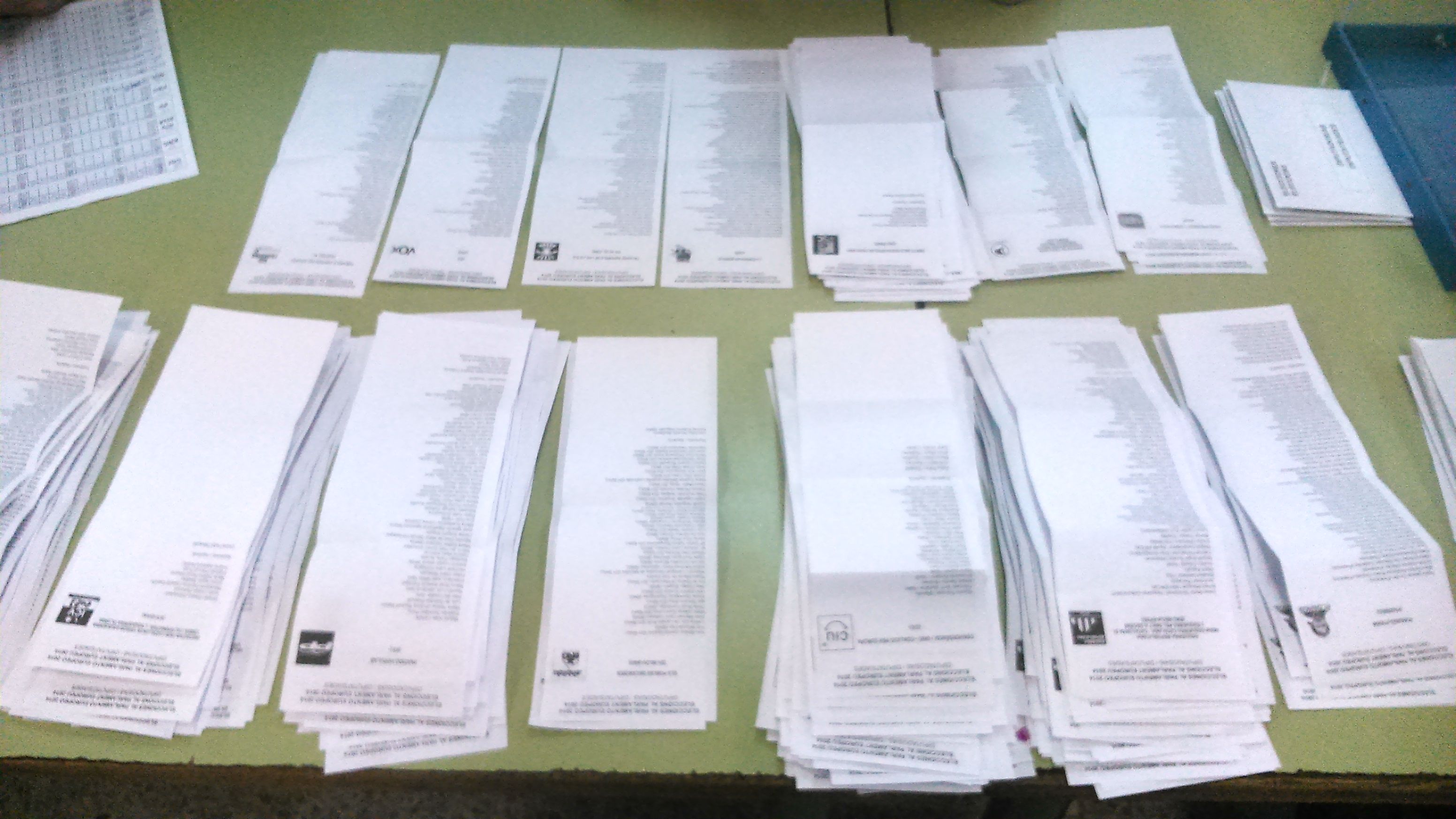 Moment del recompte dels vots (FOTO: Gilbert Molons)