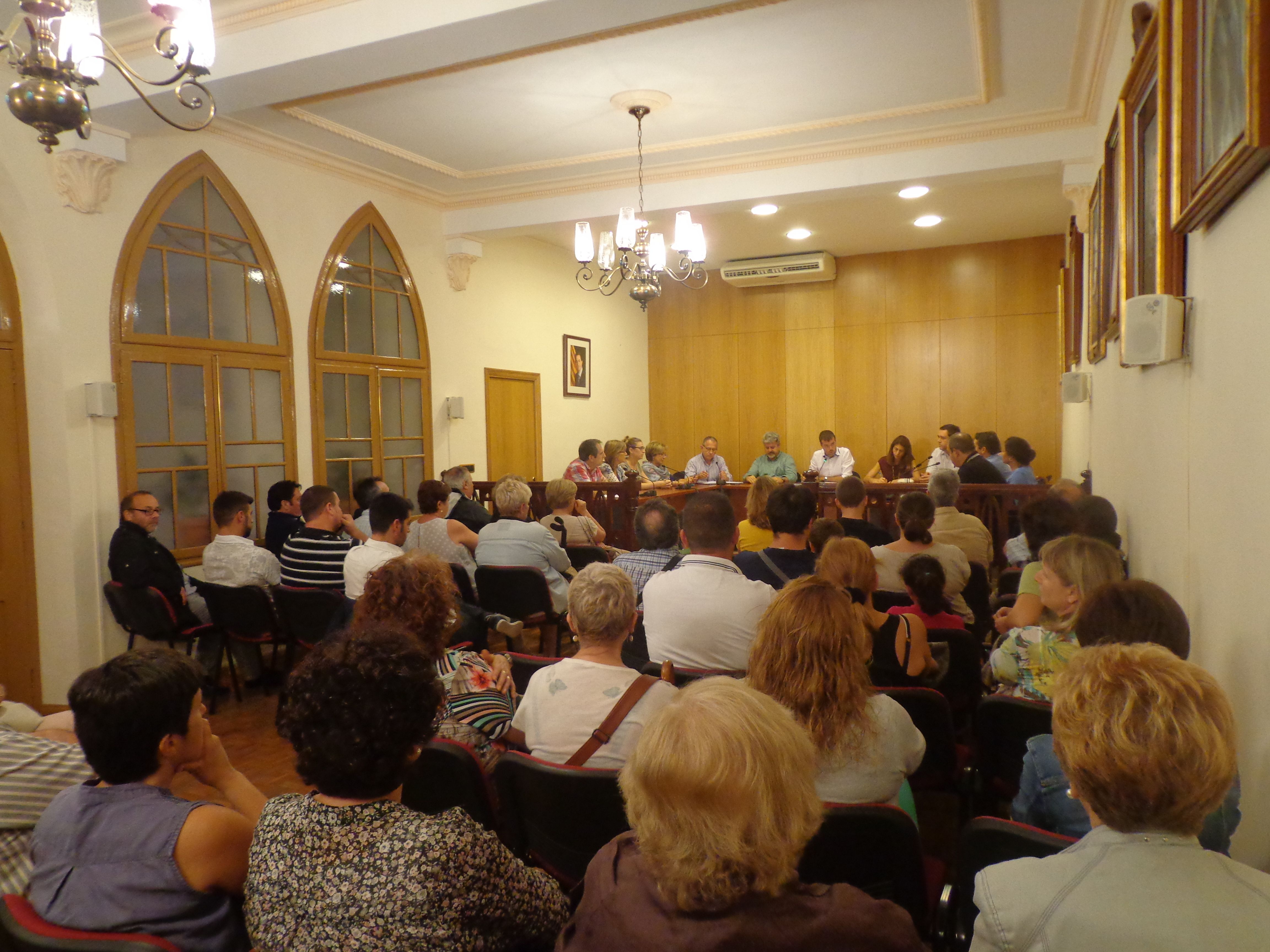 El Ple Municipal extraordinari (FOTO: Jesús Torres)