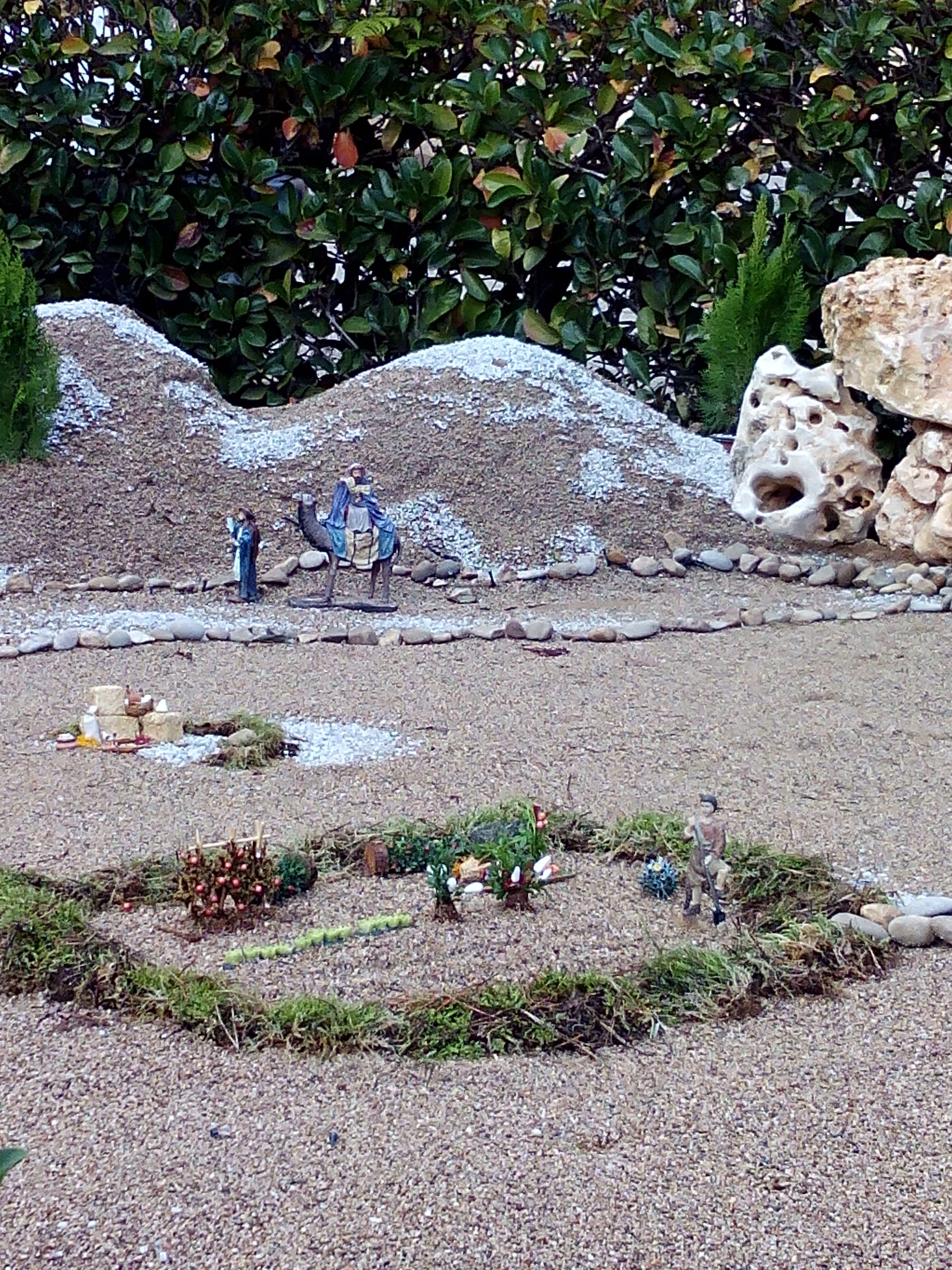 El pobre rei Melcior, sense acompanyants en la seva adoració (FOTO: Marc Salvat)