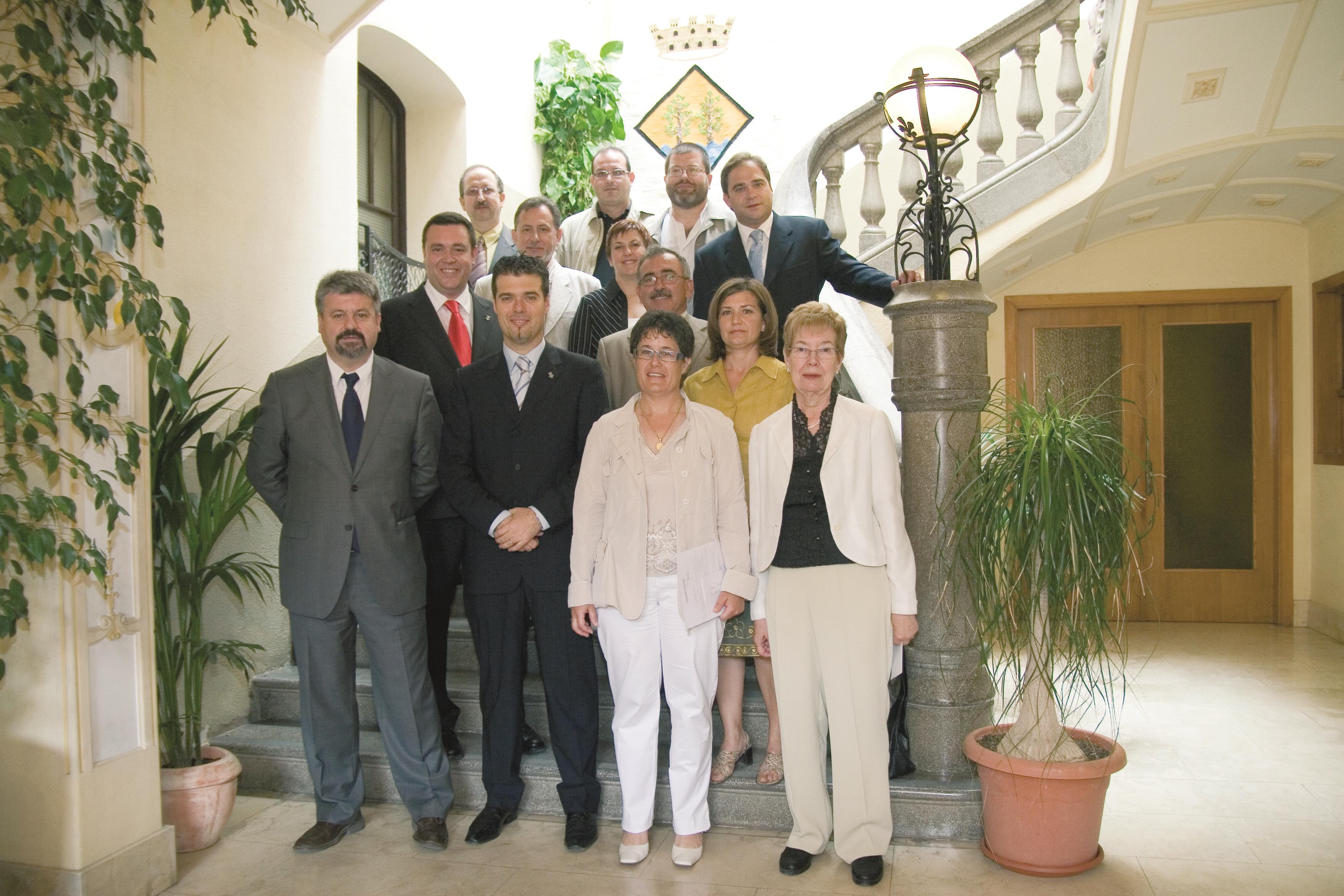 Regidors en la legislatura 2007-2011 (FOTO: Cedida)