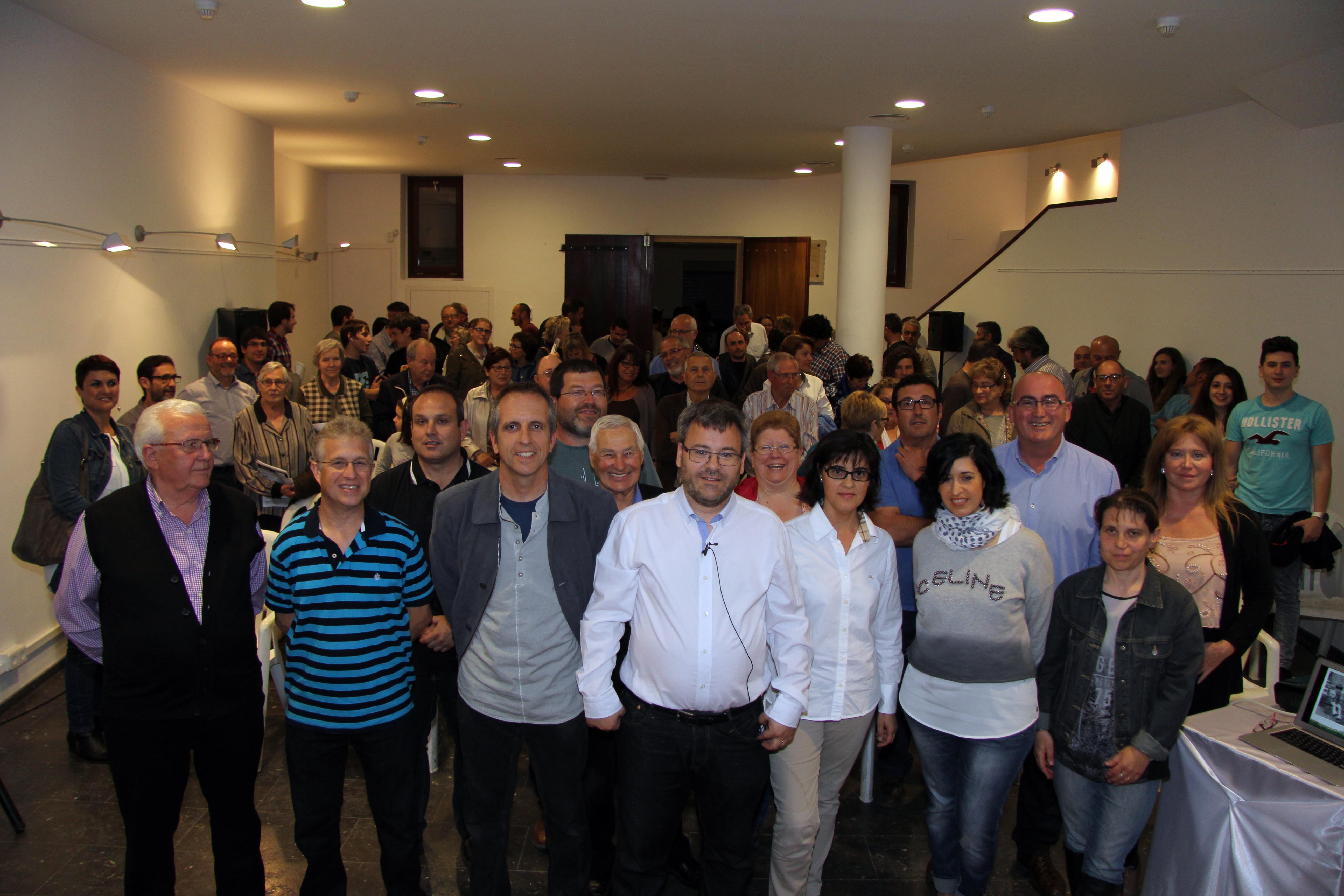 Foto de la candidatura d'ERC-Avancem-AM (FOTO: ERC RIUDOMS)