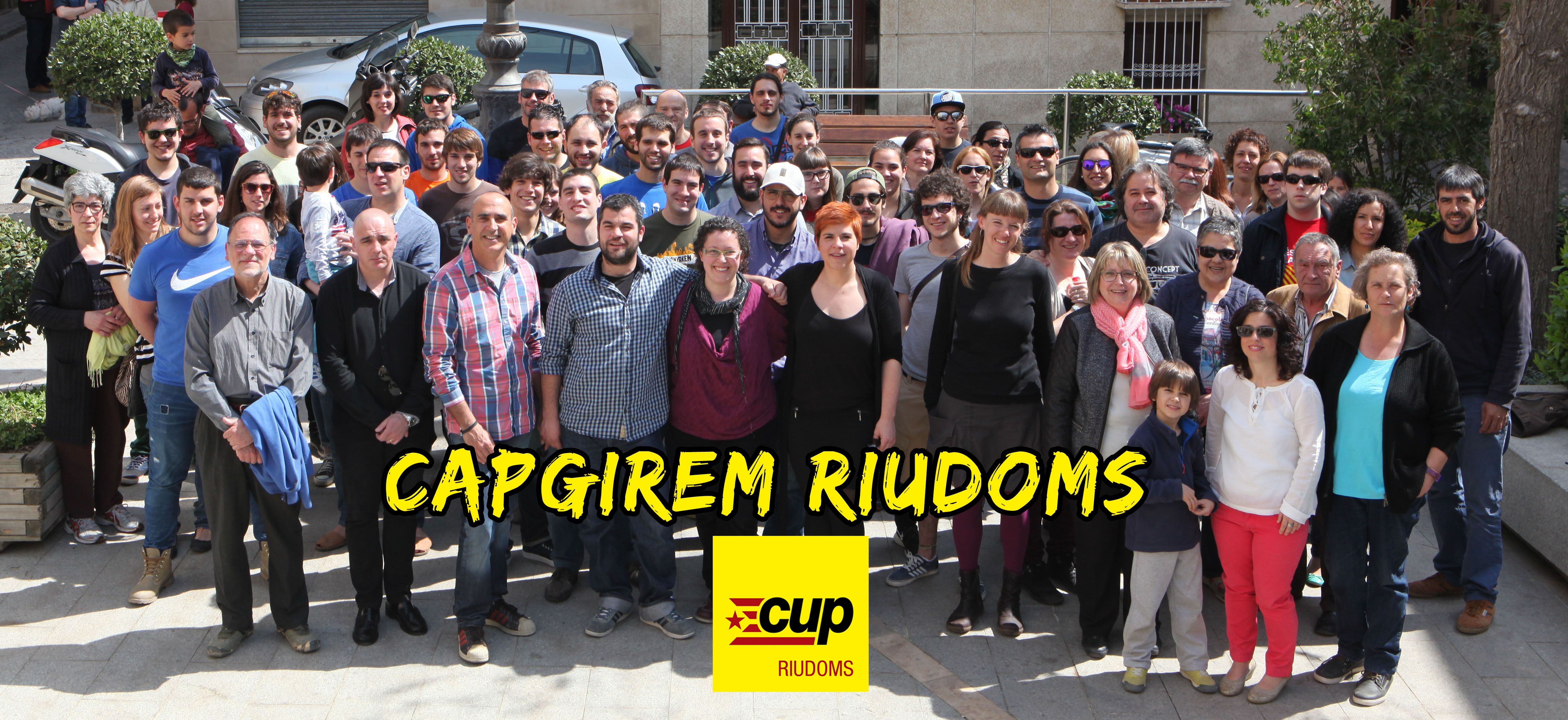 Foto de grup de la CUP Riudoms (FOTO: CUP Riudoms)