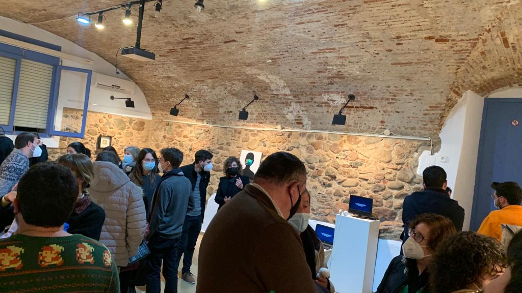 La sala d'actes del CERAP durant la inauguració La sala d'actes del CERAP durant la inauguració