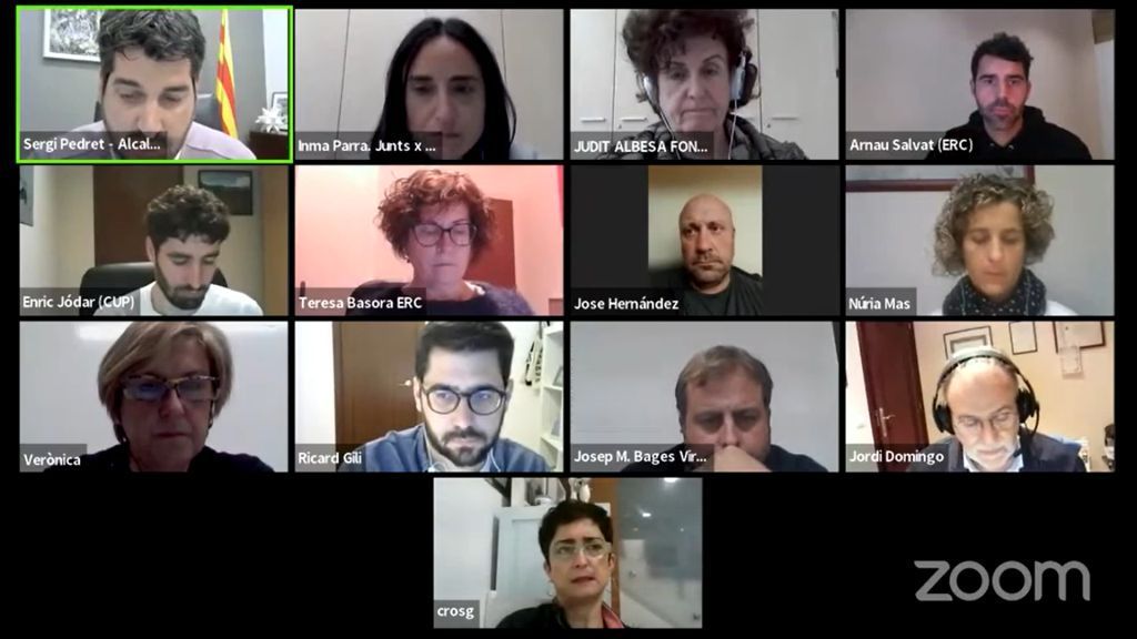 Imatge del Ple municipal del 17 de març