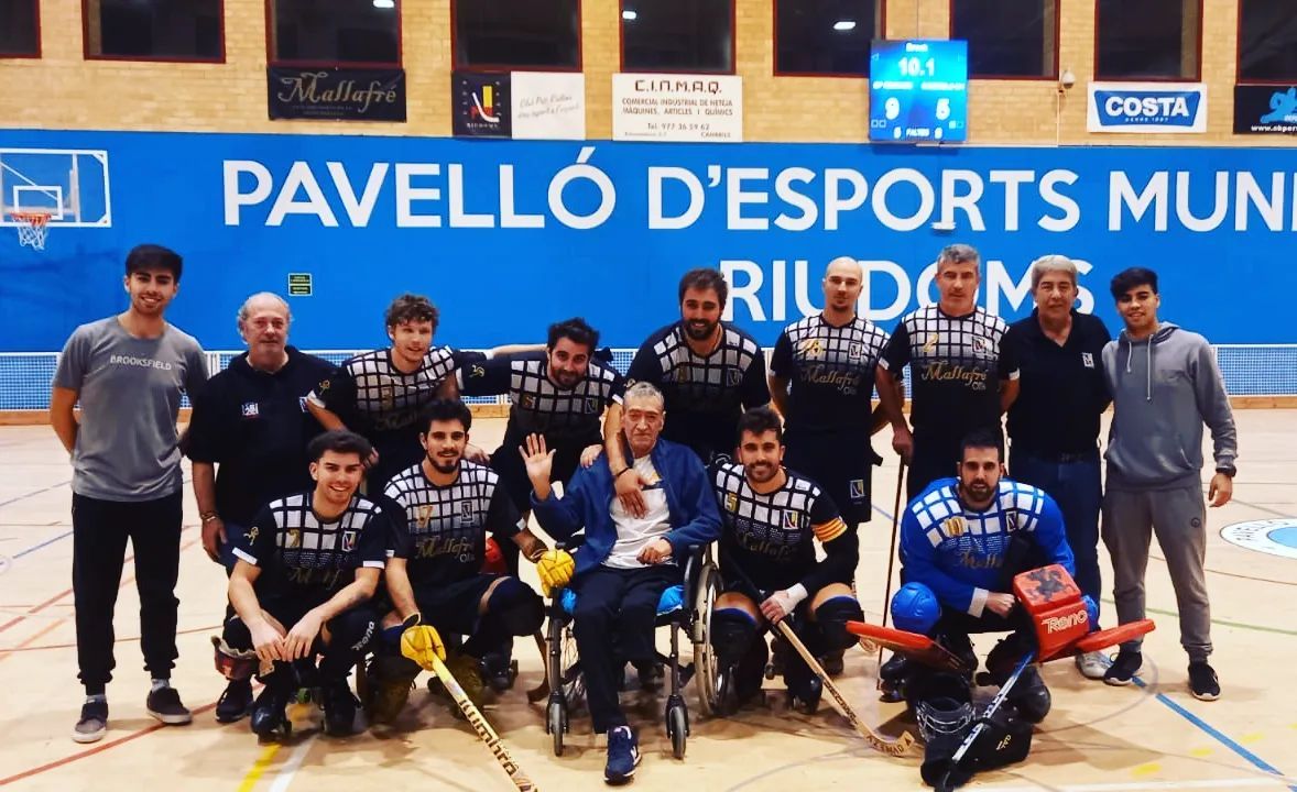 L'equip sènior del Club Patí Riudoms