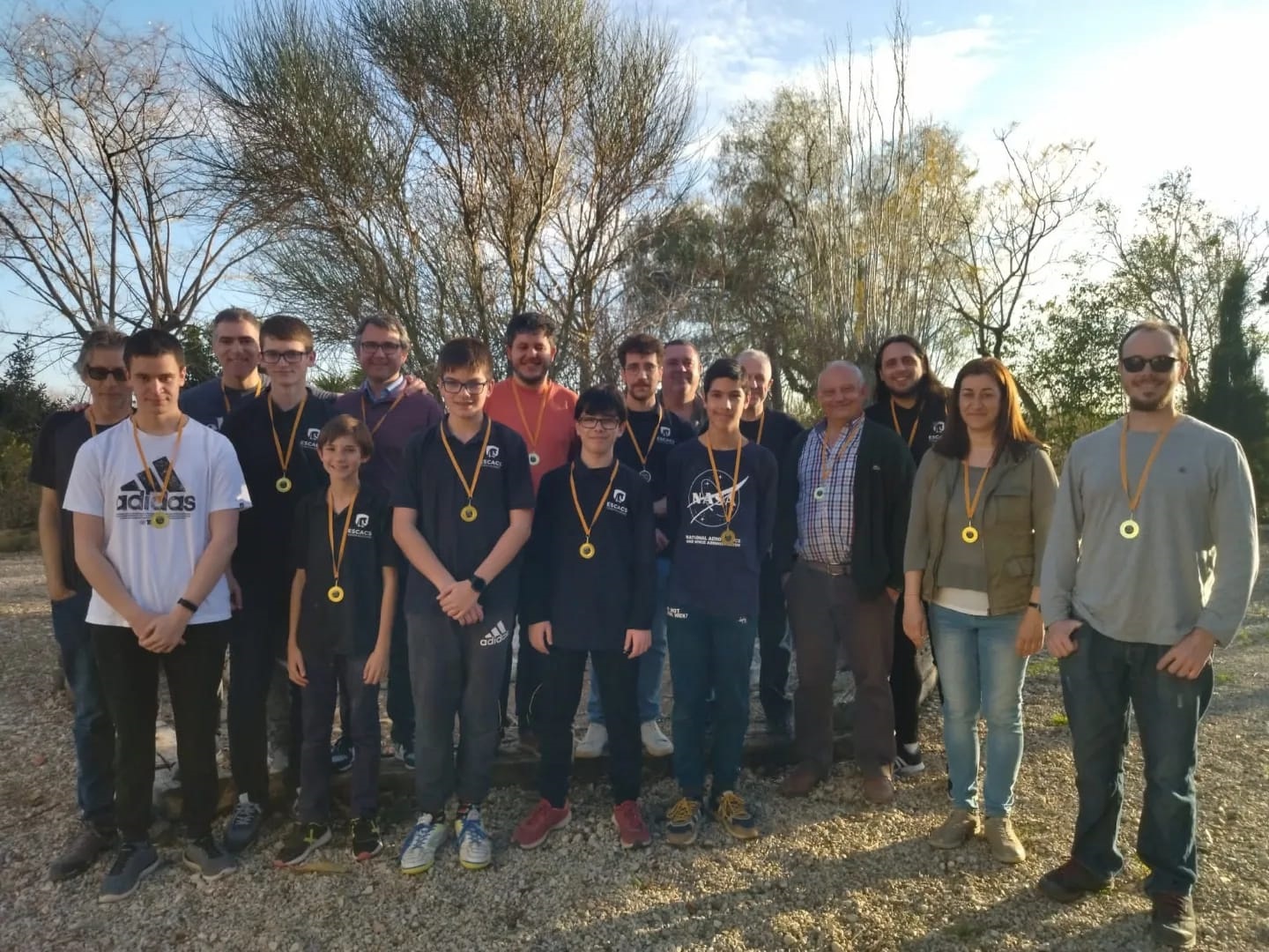 Integrants dels equips del CERAP Riudoms aquesta temporada. Foto: Cedida