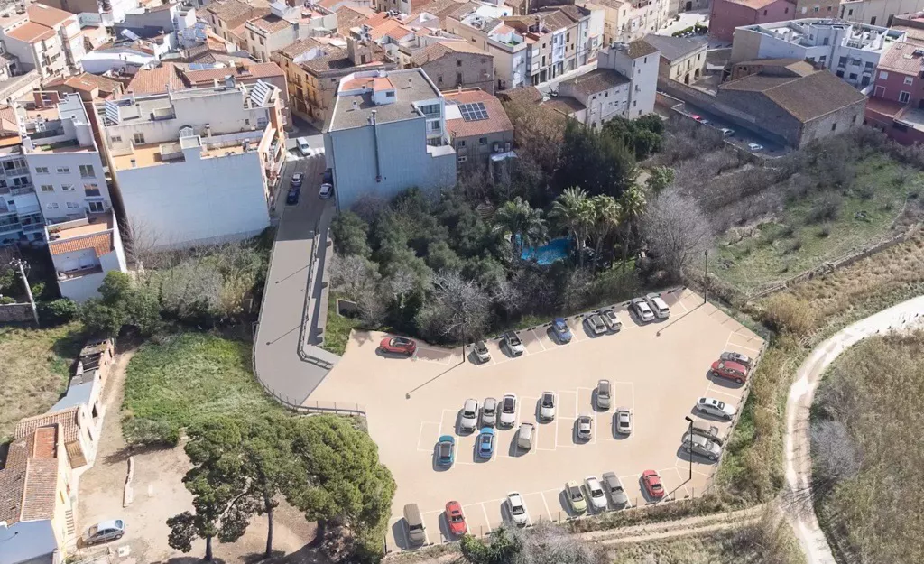 El futur aparcament | Cedida