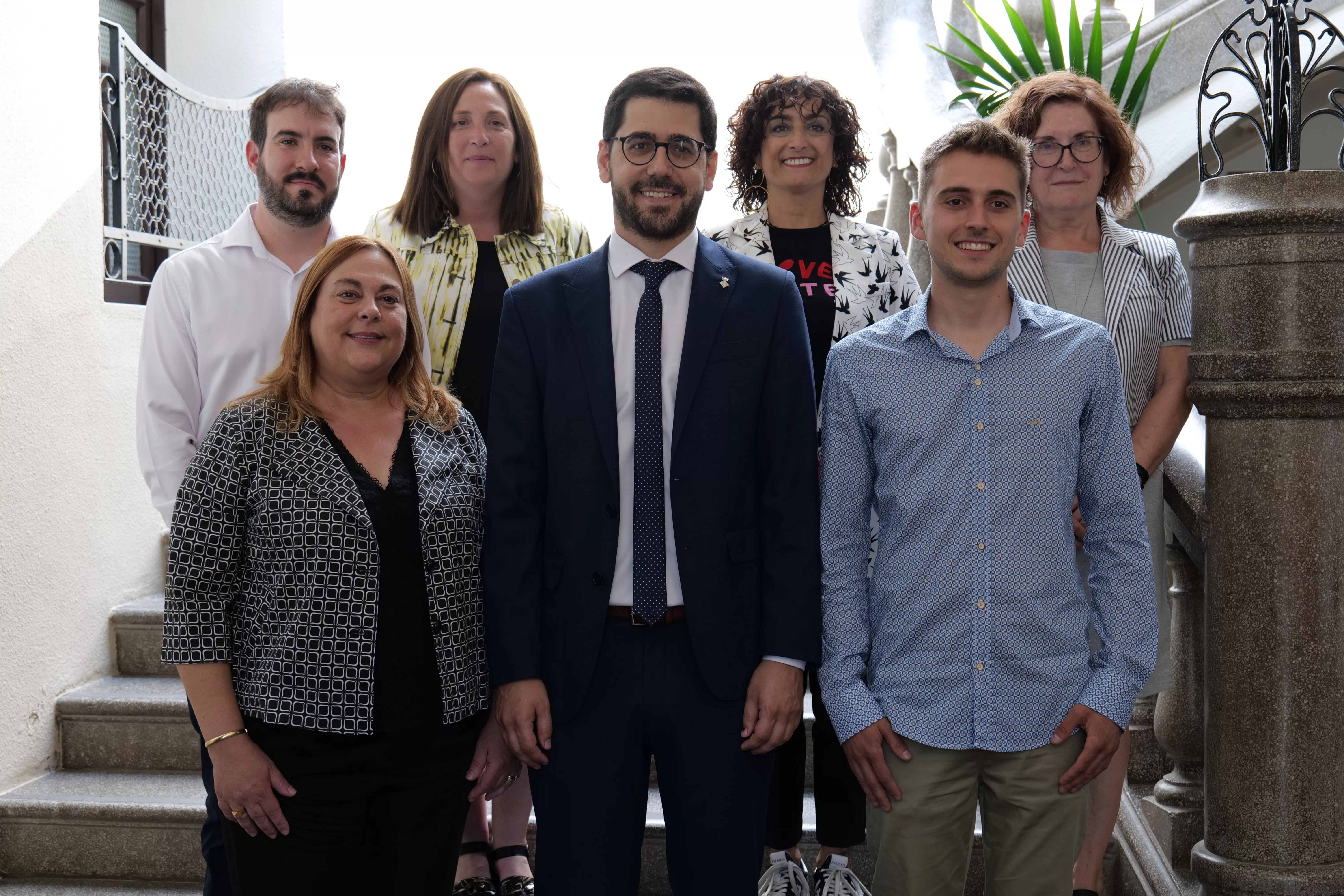 L'equip de govern del mandat 2023-2027 (FOTO: Arnau Castro) L'equip de govern del mandat 2023-2027 (FOTO: Arnau Castro)