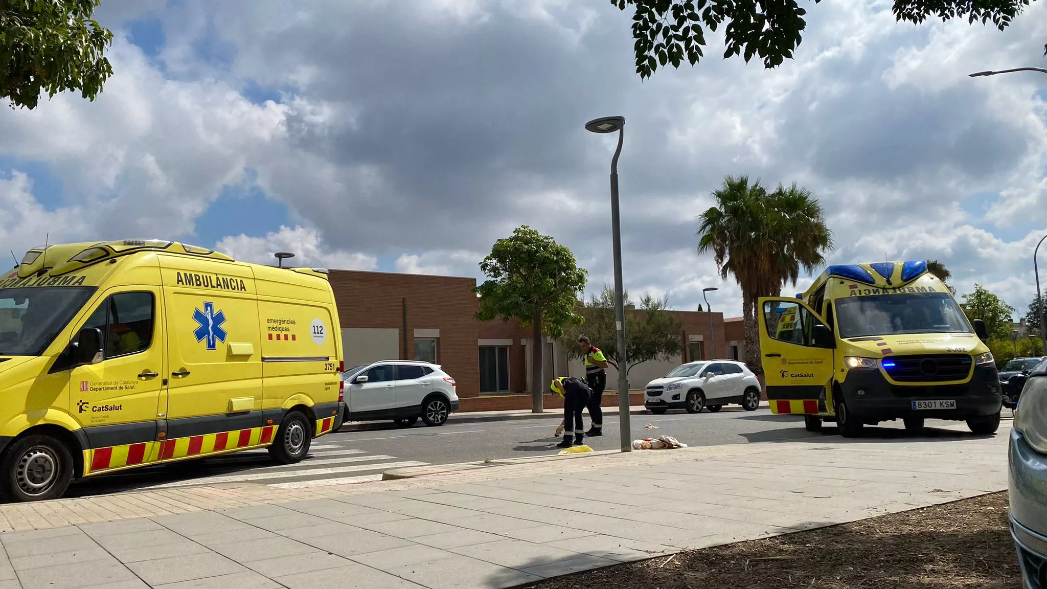 accident al carrer Baltasar Toda i Tàpies