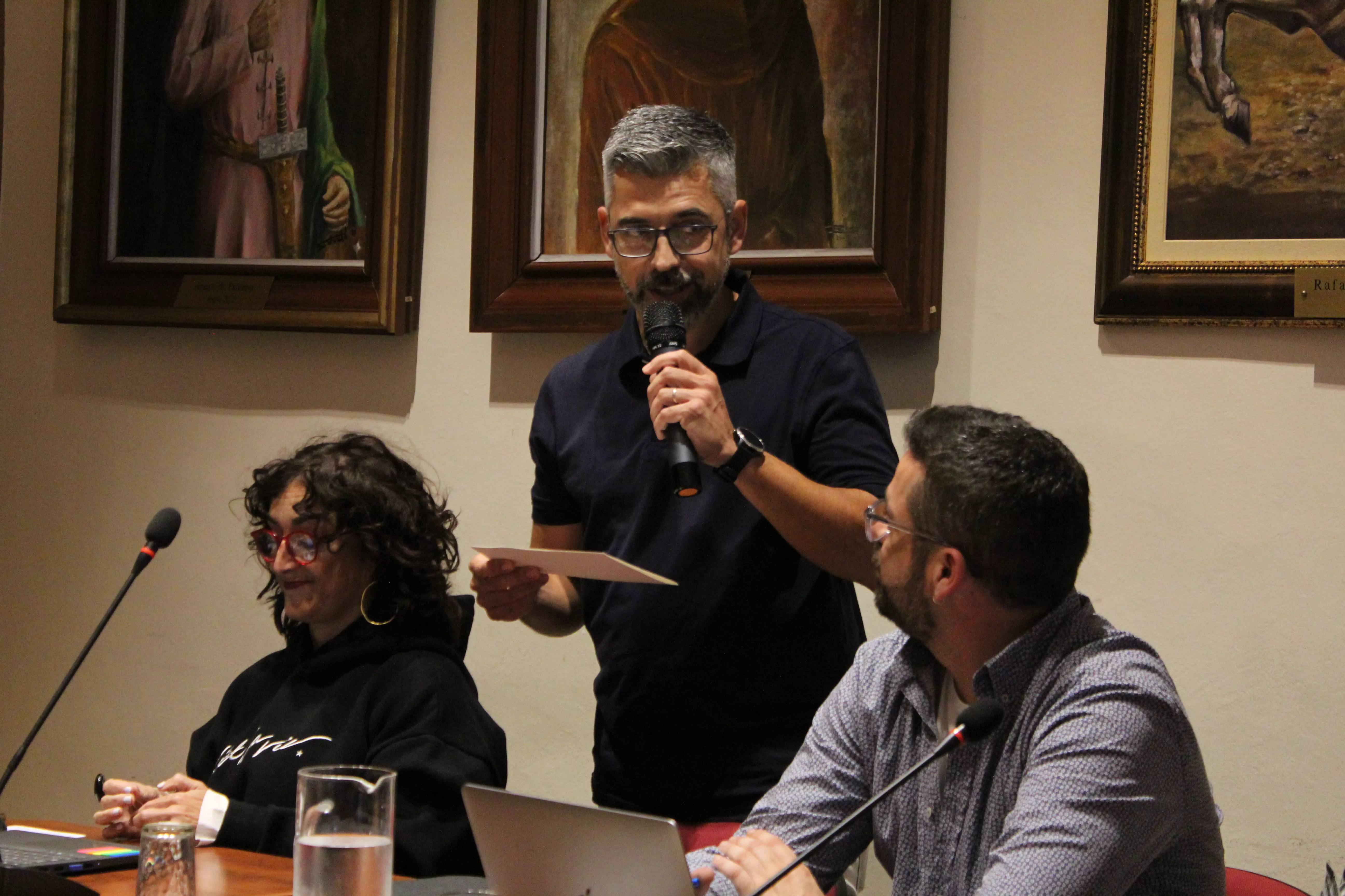 Javi Iglesias pren possessió com a regidor (FOTO: Ajuntament de Riudoms)