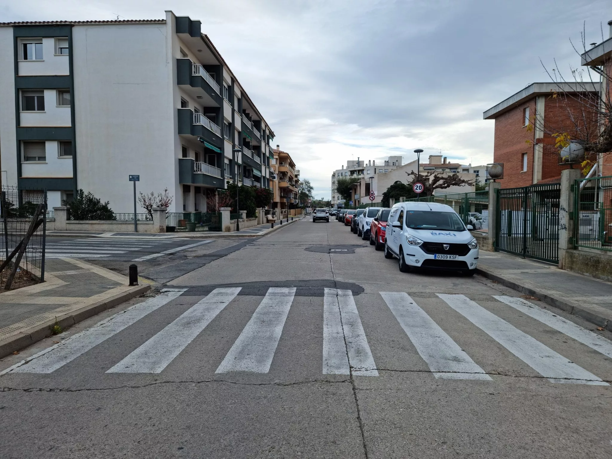 Un dels encreuaments afectats per les obres (FOTO: Ajuntament de Riudoms)