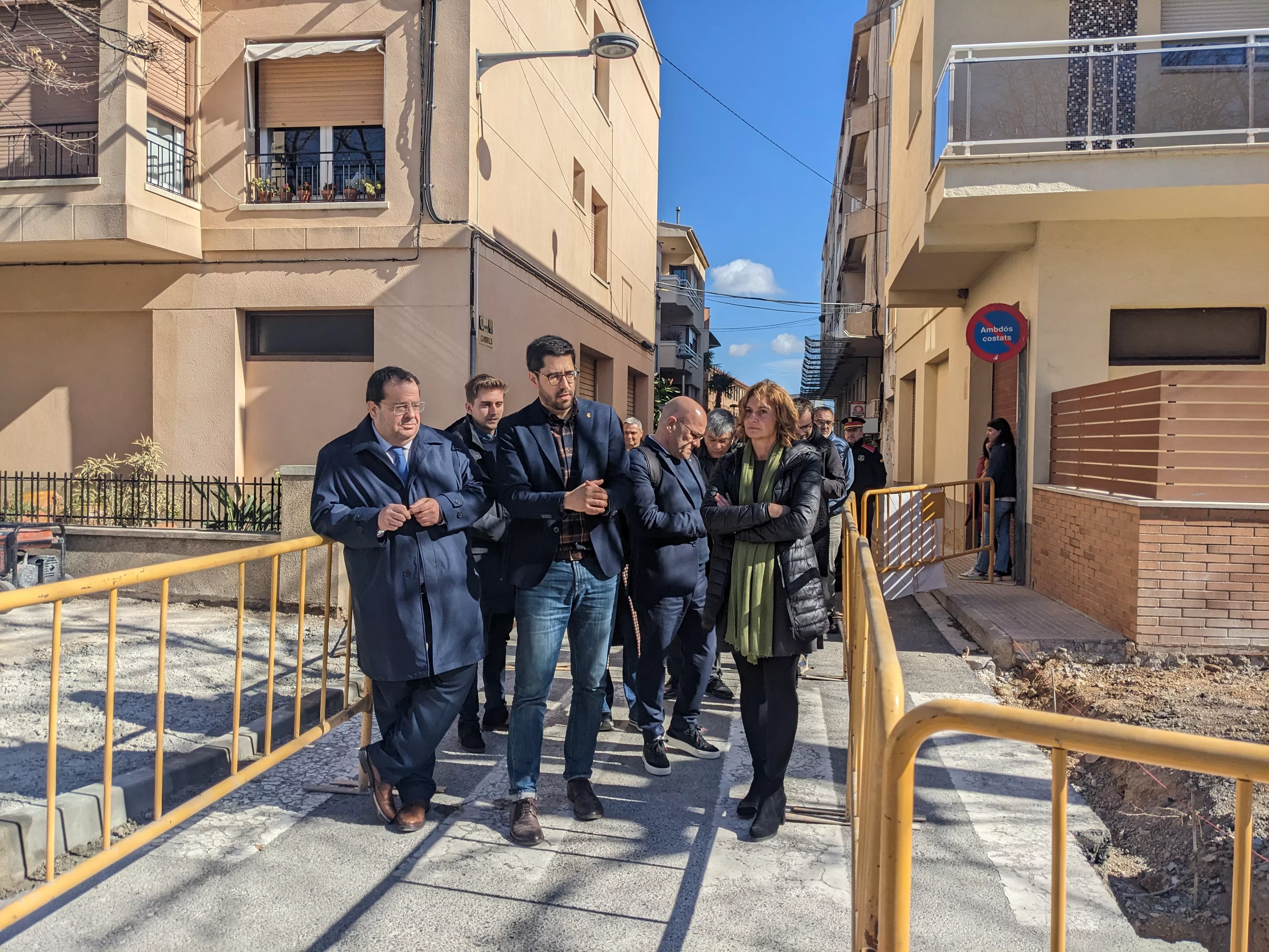 El conseller d’Interior, Joan Ignasi Elena, amb l'alcalde de Riudoms, Ricard Gili El conseller d’Interior, Joan Ignasi Elena, amb l'alcalde de Riudoms, Ricard Gili