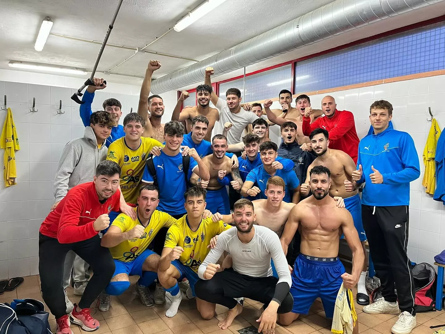 L'amateur masculí després de la victòria davant del CE Constantí del 21 de setembre