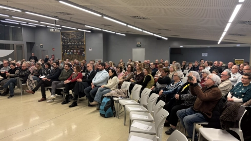 públic de la ponència de Quim Torra