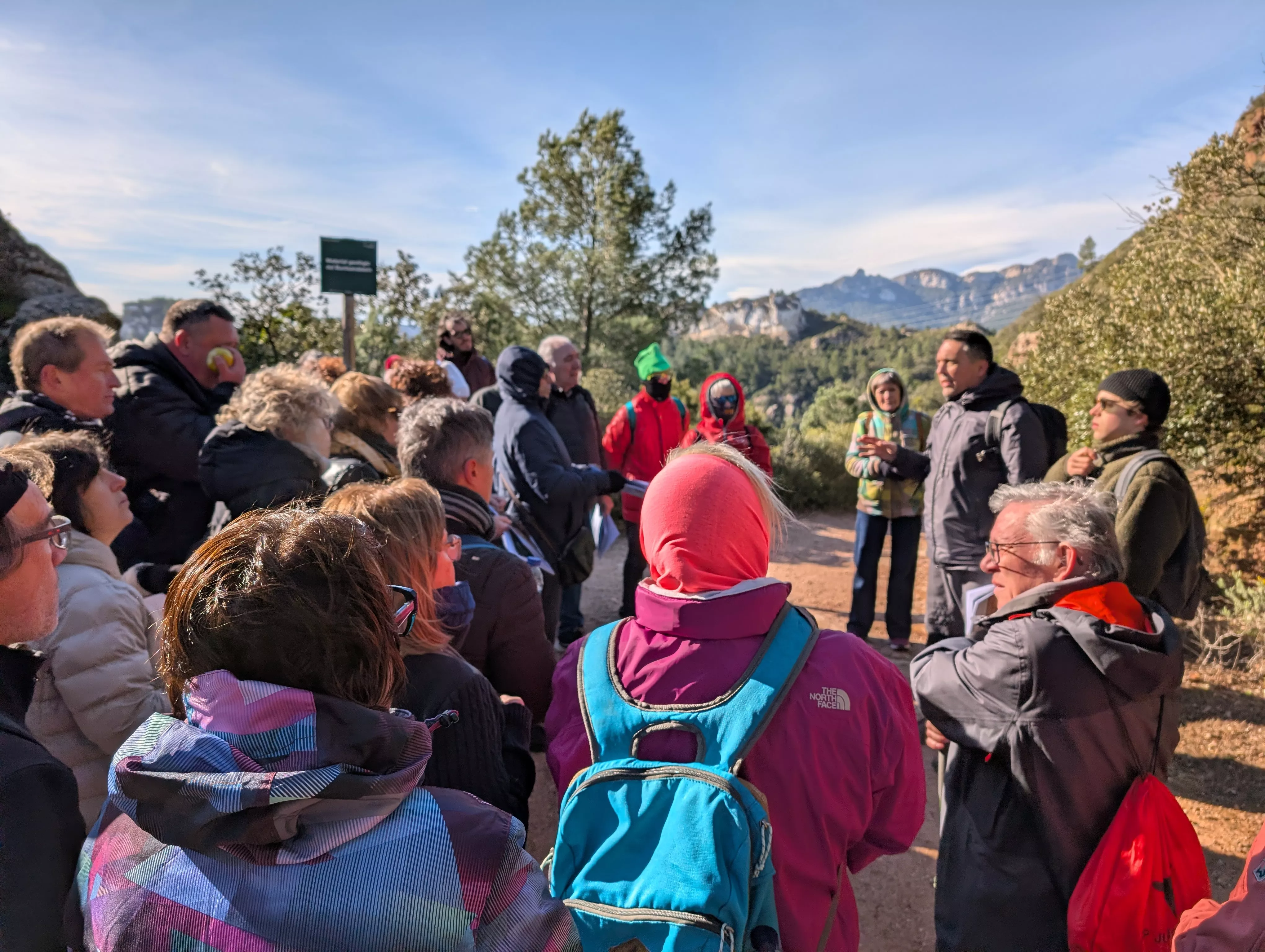 L'excursió va servir per veure els indrets gaudinians. FOTO: Elena Domingo L'excursió va servir per veure els indrets gaudinians. FOTO: Elena Domingo