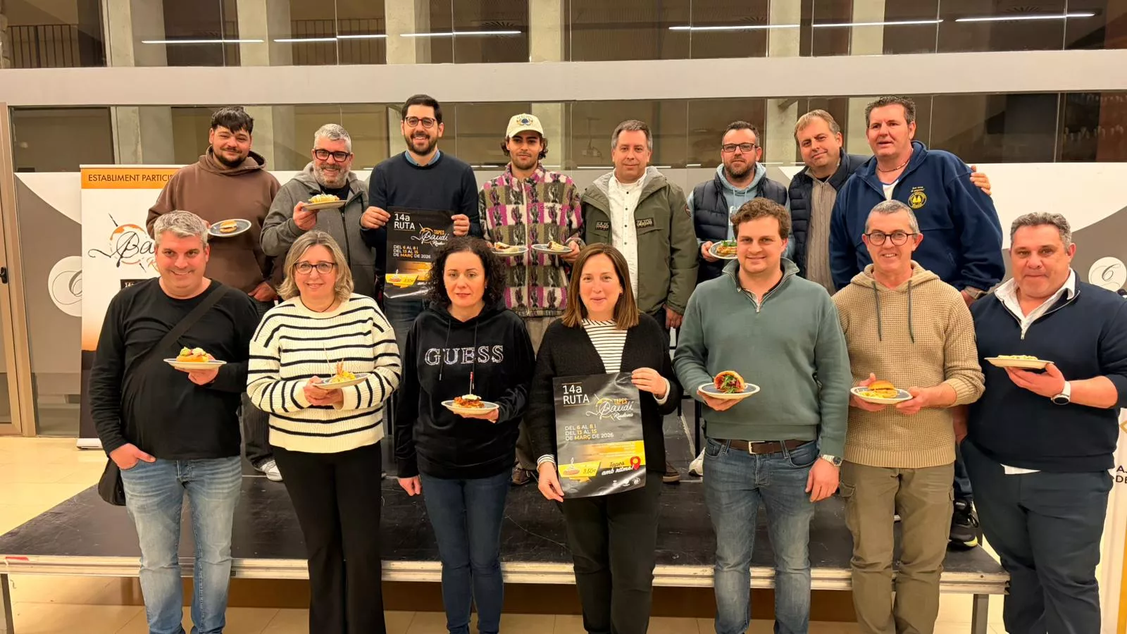 Establiments participants a la ruta i representants del consistori Establiments participants a la ruta i representants del consistori