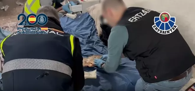Operació conjunta de la policia nacional i l'Ertzaintza