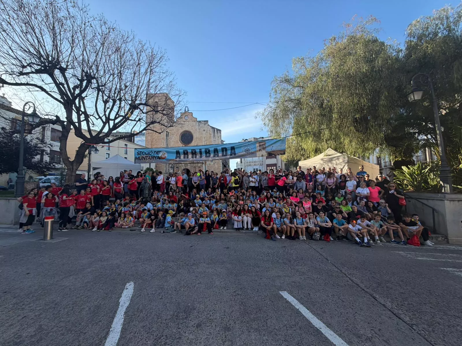 Participants a la caminada solidària