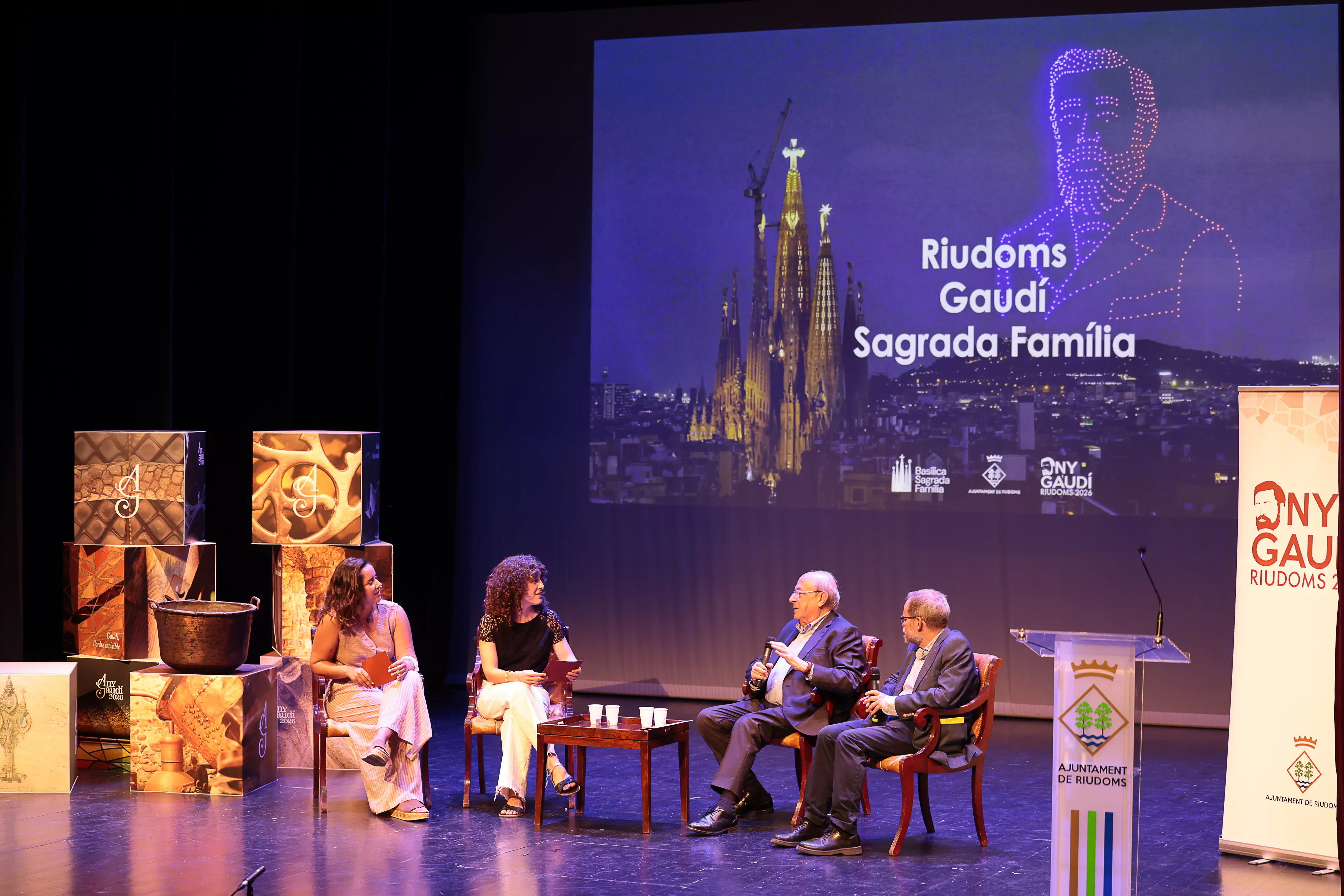 Paula Montalvo i Elena Domingo van conduir una conversa amb els dos màxims responsables del temple: Esteve Camps i Jordi Faulí