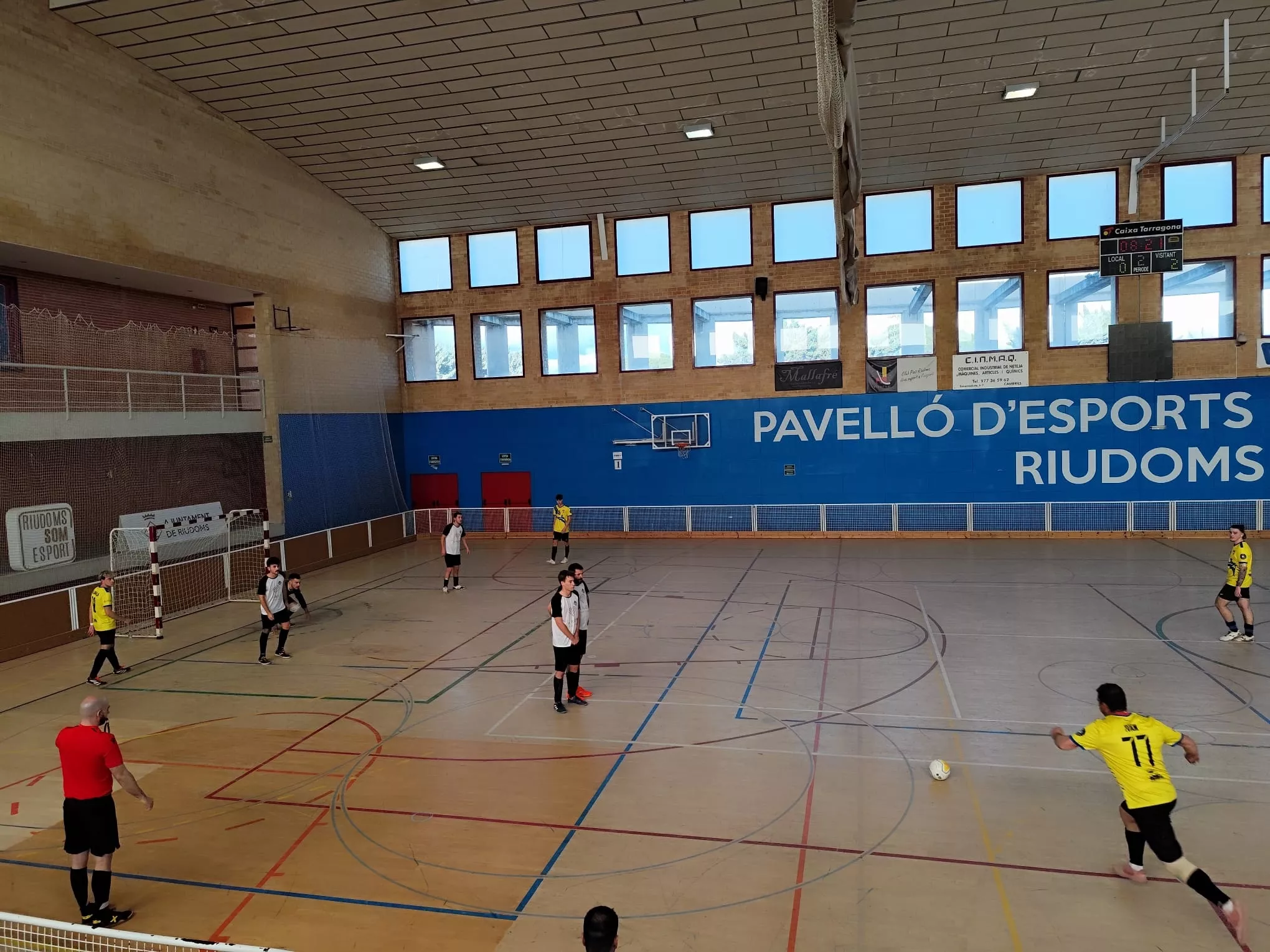 Imatge d'arxiu d'un partit del Futbol Sala Riudoms Imatge d'arxiu d'un partit del Futbol Sala Riudoms