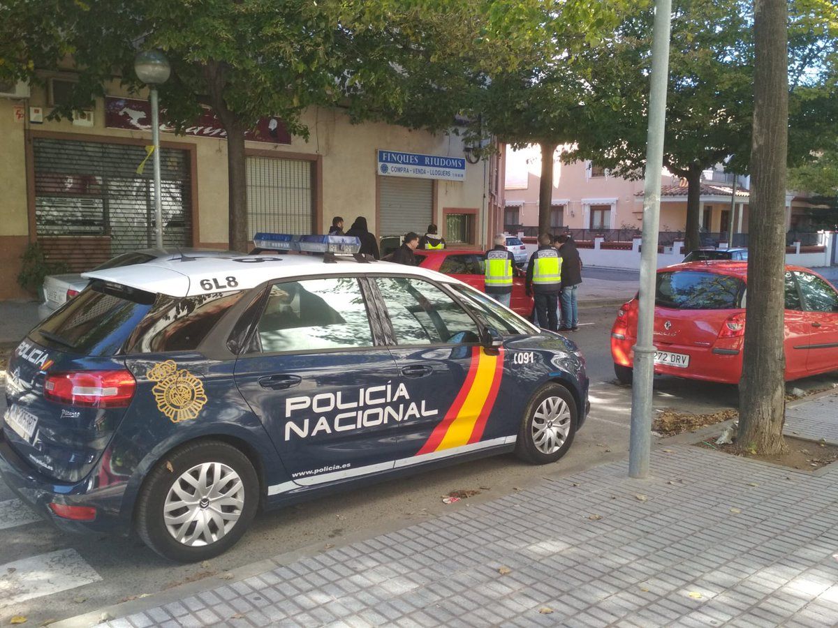 Operatiu de la Policia Nacional a Riudoms (FOTO: Cedida) Operatiu de la Policia Nacional a Riudoms (FOTO: Cedida)