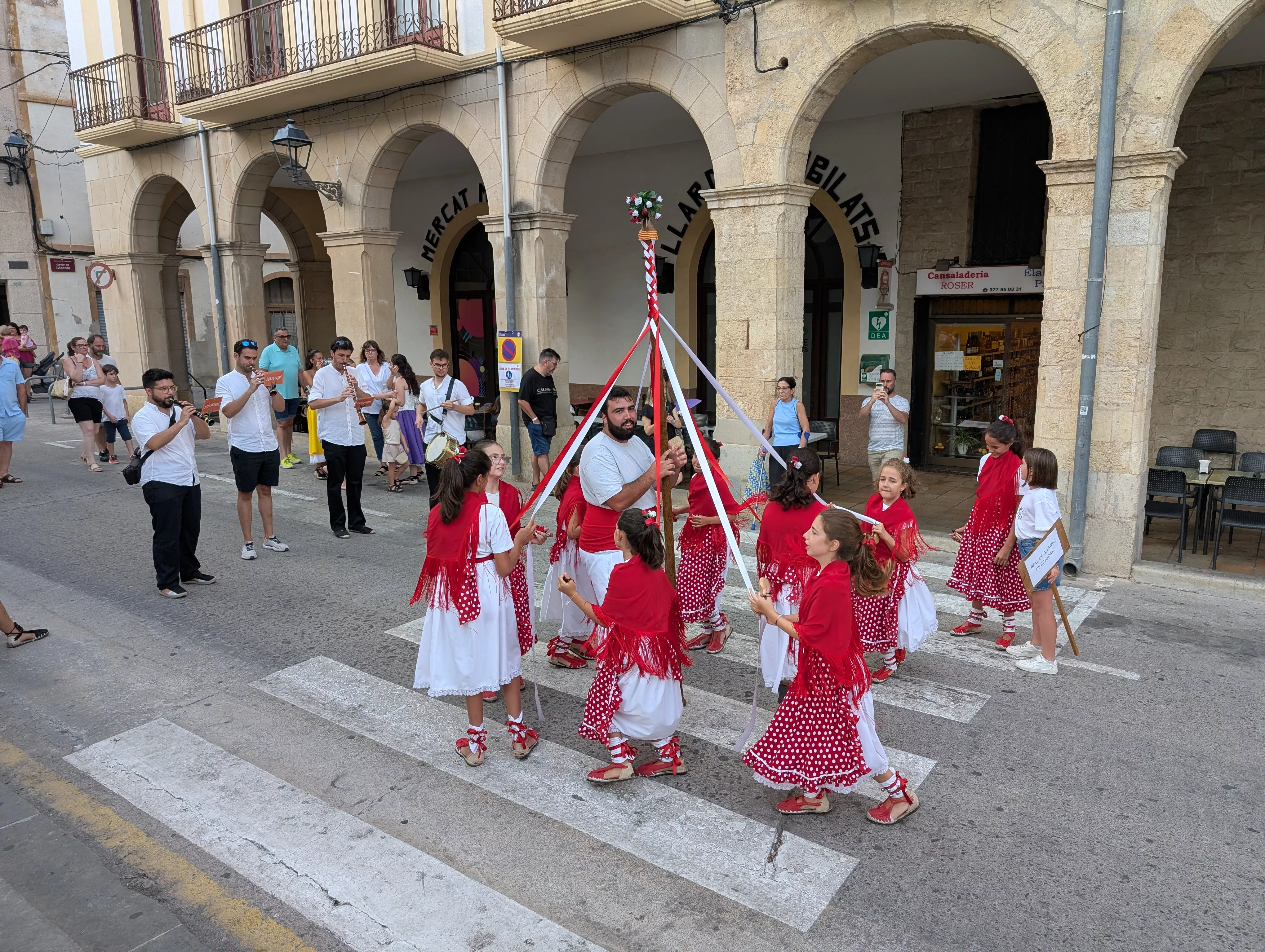 El ball de gitanes de Riudoms, durant la celebració El ball de gitanes de Riudoms, durant la celebració