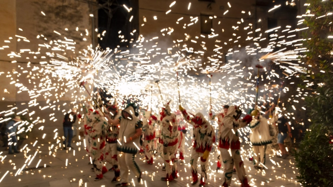Corrrefoc de Festa Major. FOTO: Carles Viñuales Corrrefoc de Festa Major. FOTO: Carles Viñuales