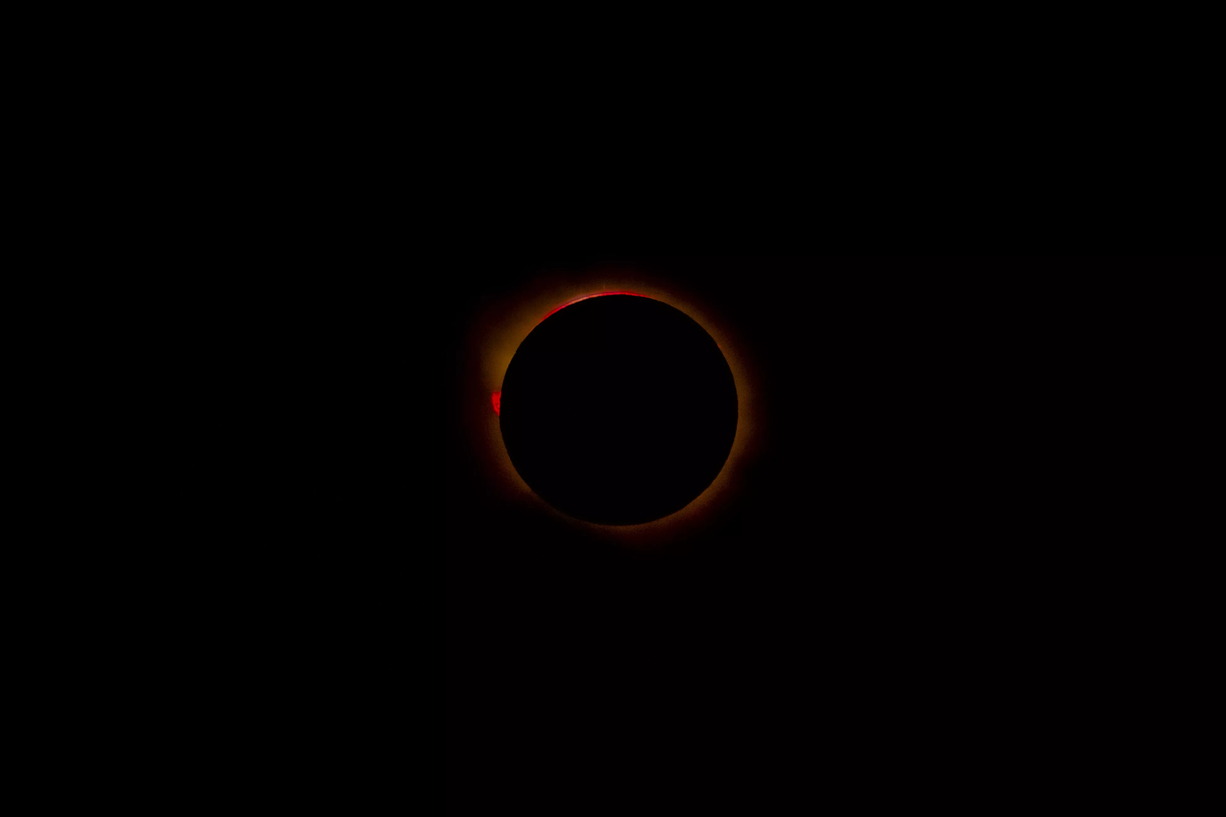 Moment de l'eclipsi total. FOTO: Carles Viñuales