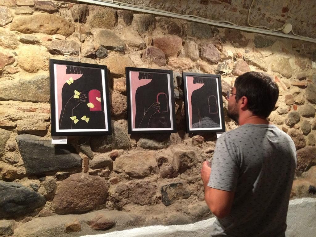 Artistes participants a l’exposició (FOTO: Cedida) Artistes participants a l’exposició (FOTO: Cedida)