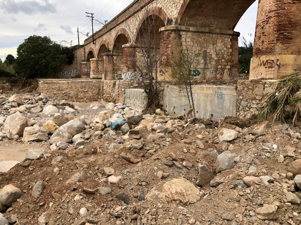 Pont de la riera afectat pels aiguats de l’octubre (FOTO: Cedida)