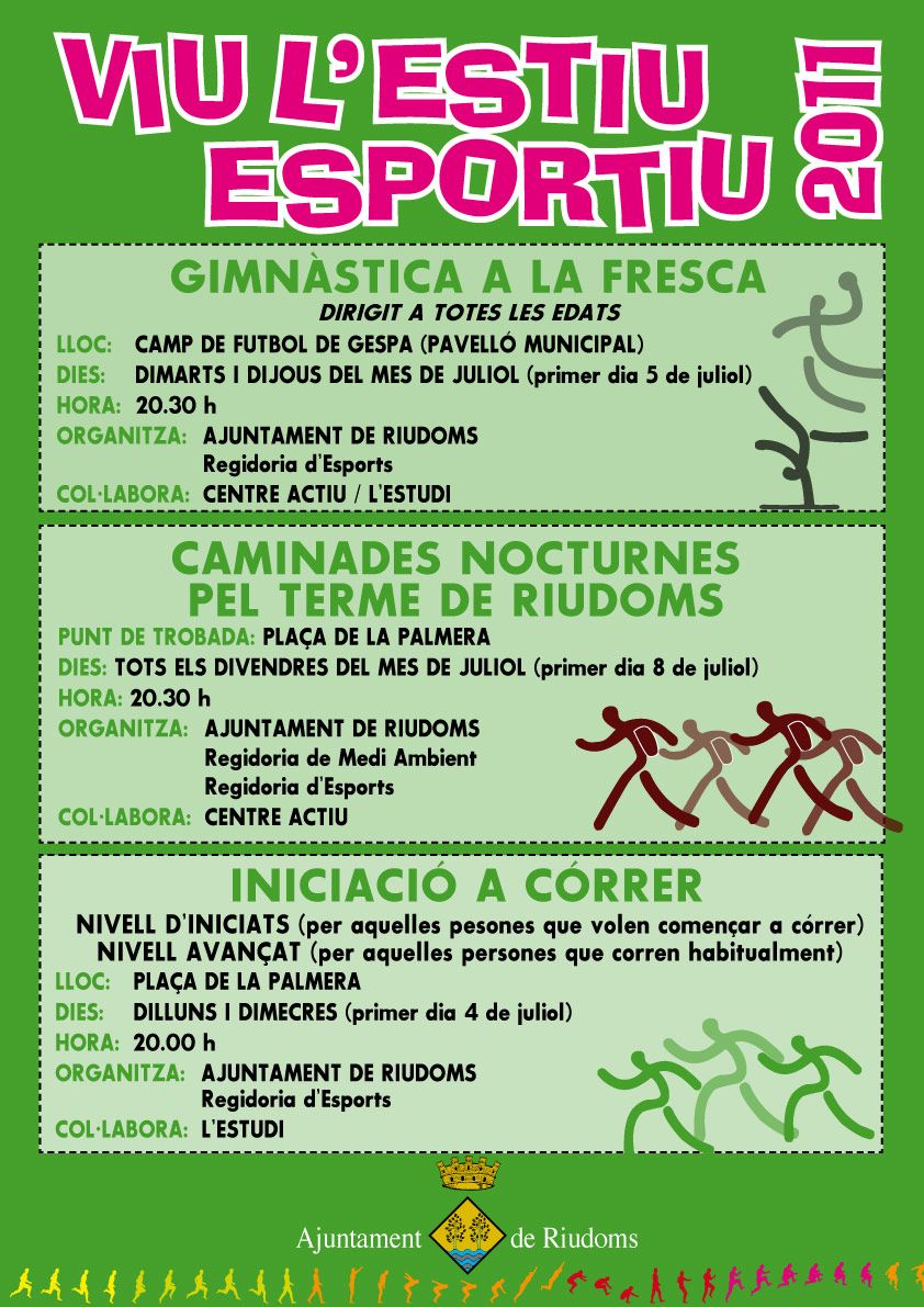 Cartell de l'Estiu Esportiu 2011