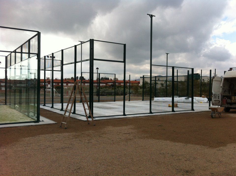 Imatges de la nova pista de pàdel (FOTO: Carles Garcia)
