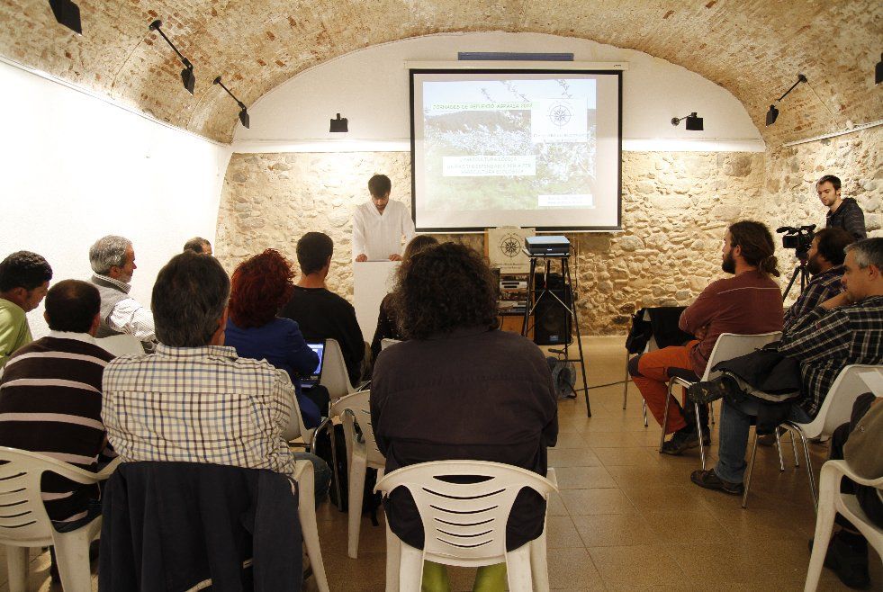 Moment de la presentació (FOTO:Àlex Escoda)
