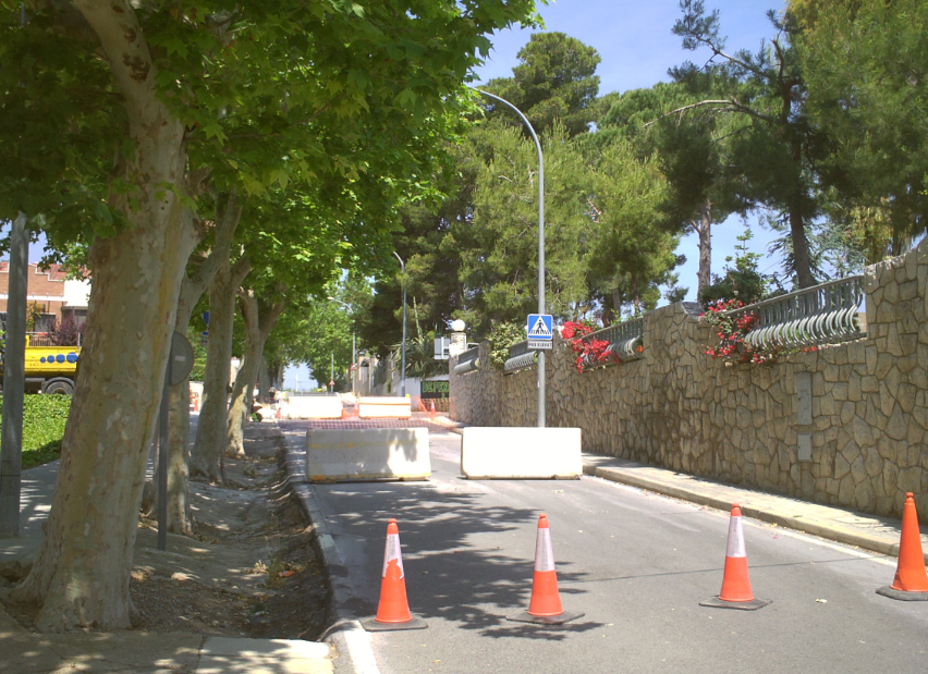 Obres del pas elevat (FOTO:Gilbert Molons)