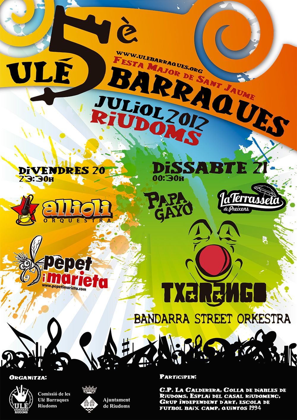 Cartell de la 5a edició de les Ulé Barraques Cartell de la 5a edició de les Ulé Barraques
