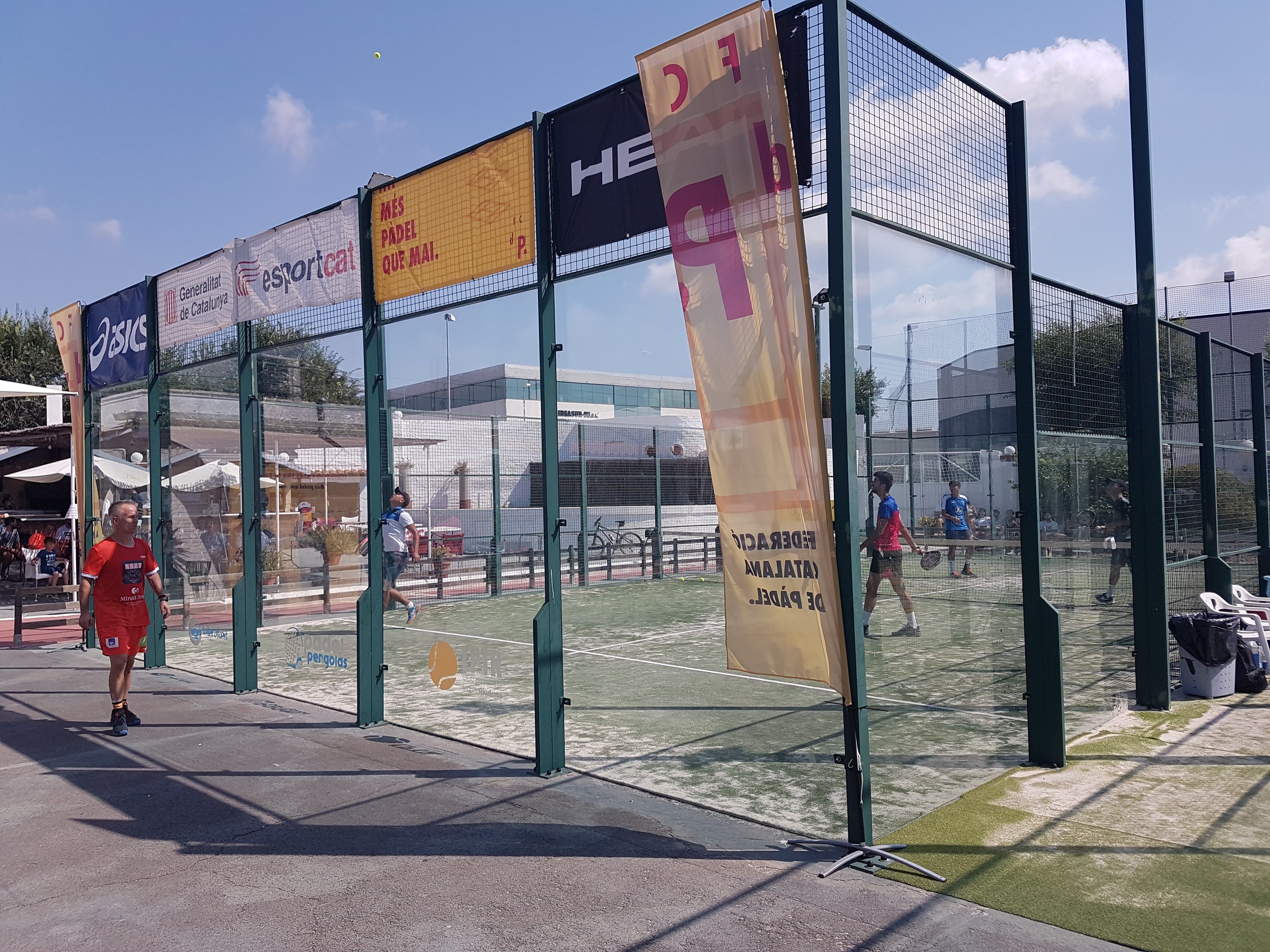 Imatge d'arxiu d'una pista de pàdel a Riudoms