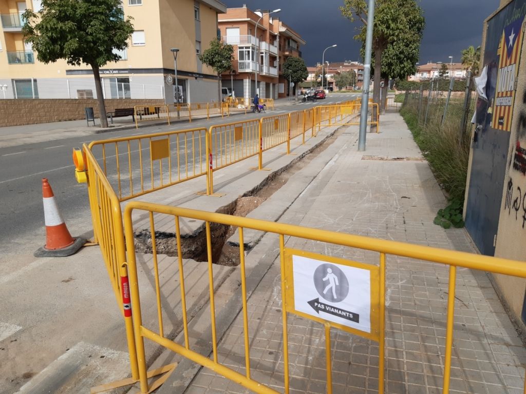 Obres al carrer de Baltasar de Toda i Tàpies Obres al carrer de Baltasar de Toda i Tàpies