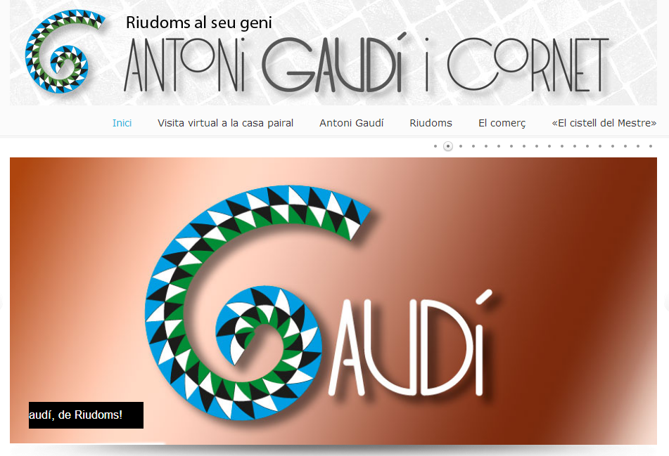 Pàgina principal de gaudí-home.cat