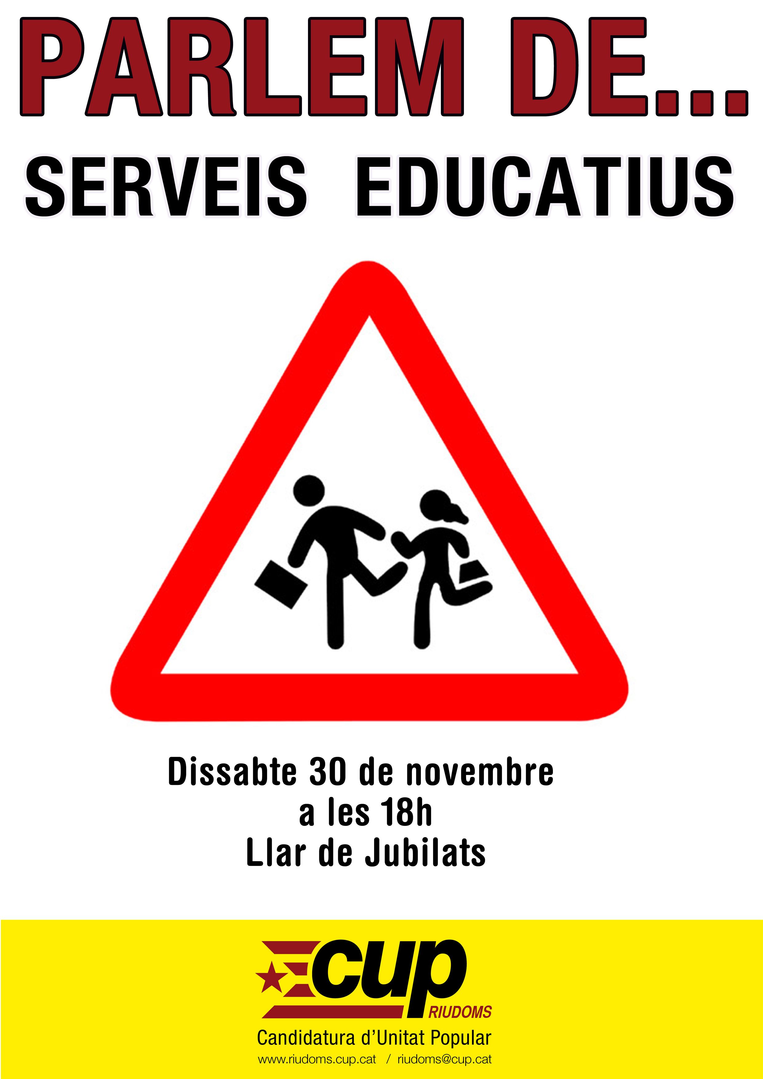 Parlem de... Serveis educatius