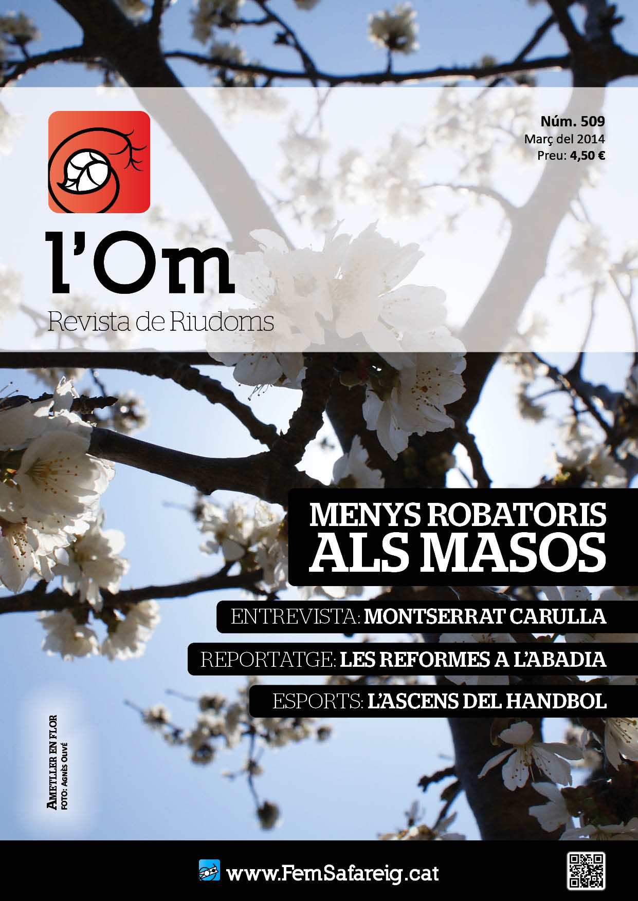 Portada de la revista l'Om en l'edició 508 Portada de la revista l'Om en l'edició 508